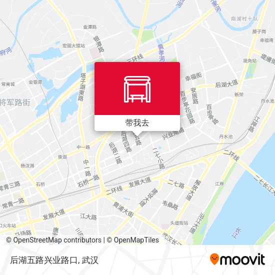 后湖五路兴业路口地图