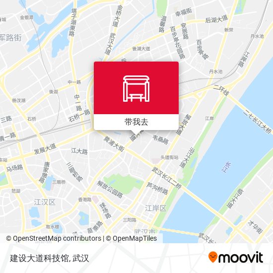 建设大道科技馆地图