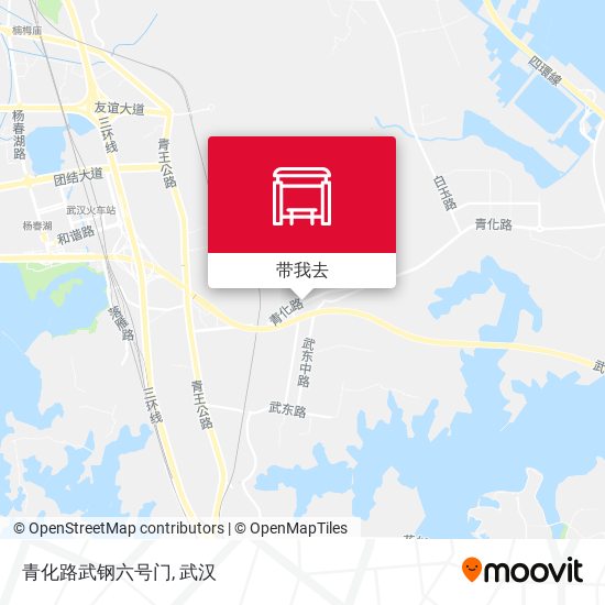 青化路武钢六号门地图
