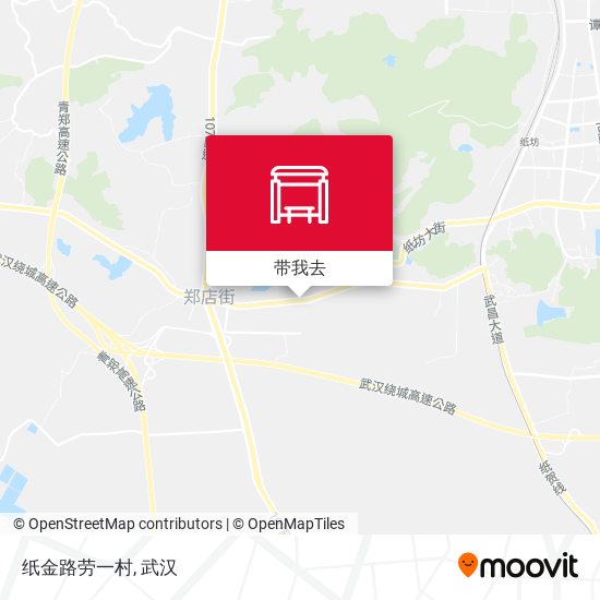 纸金路劳一村地图