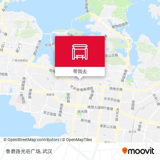 鲁磨路光谷广场地图