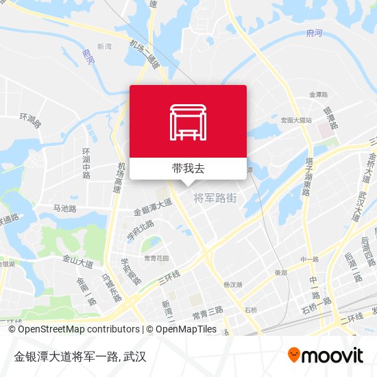 金银潭大道将军一路地图