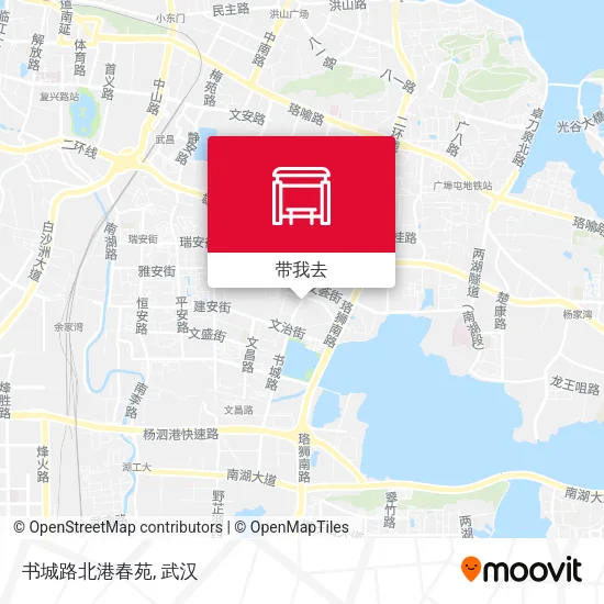 书城路北港春苑地图
