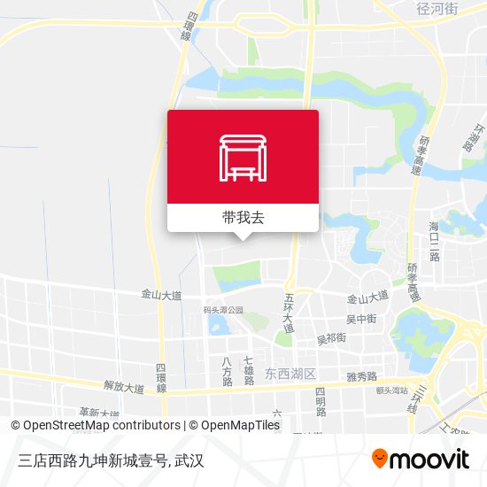 三店西路九坤新城壹号地图