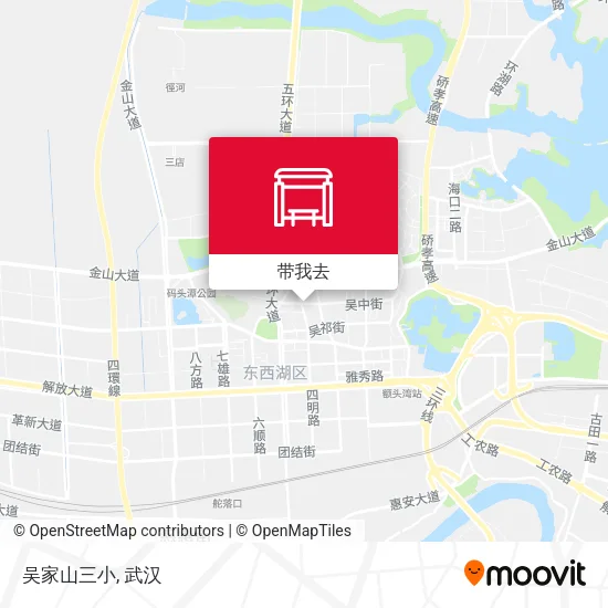 吴家山三小地图