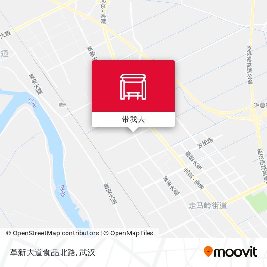 革新大道食品北路地图