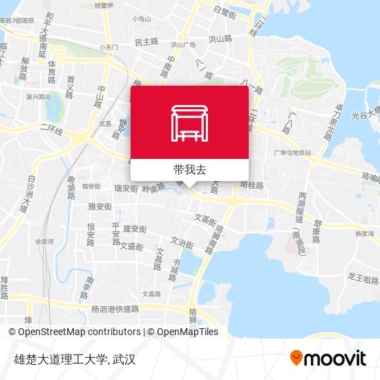 雄楚大道理工大学地图