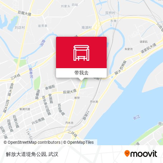 解放大道堤角公园地图