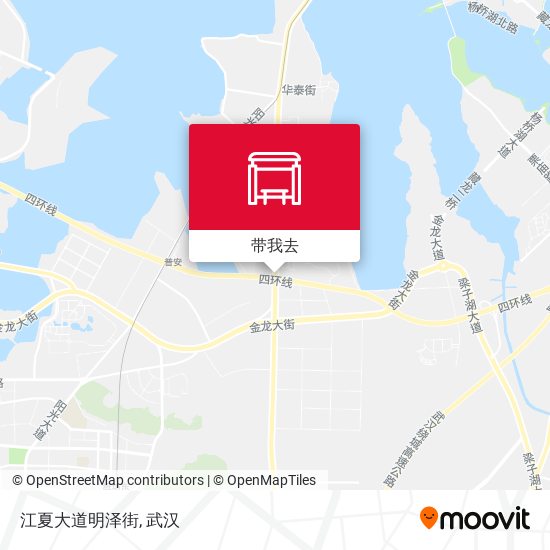江夏大道明泽街地图