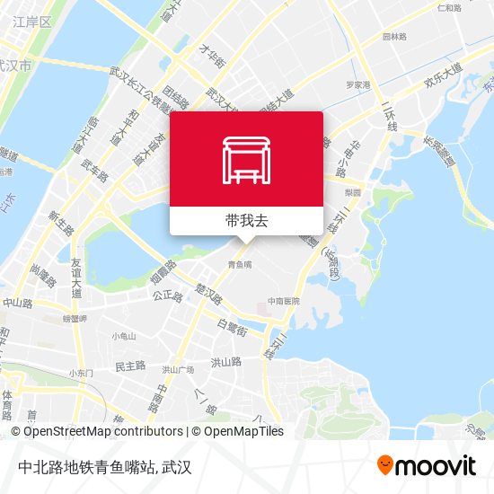 中北路地铁青鱼嘴站地图