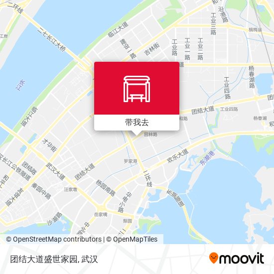 团结大道盛世家园地图