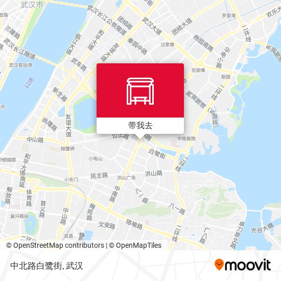 中北路白鹭街地图