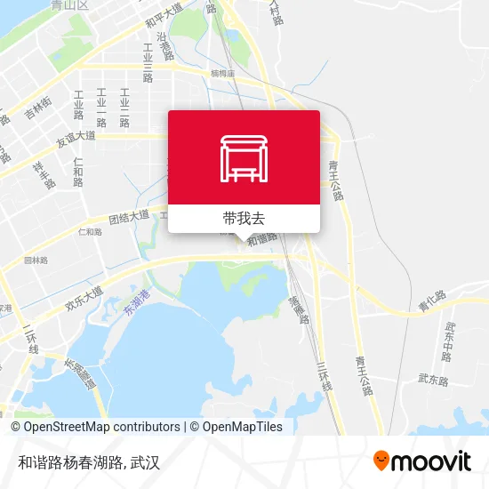 和谐路杨春湖路地图
