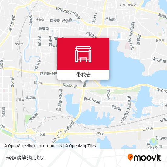珞狮路壕沟地图