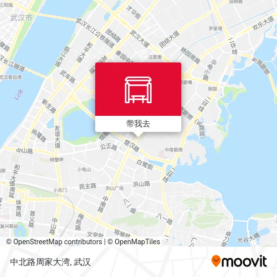 中北路周家大湾地图