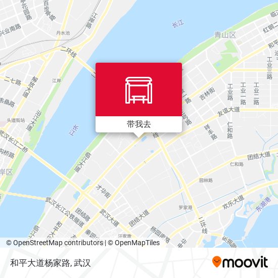 和平大道杨家路地图