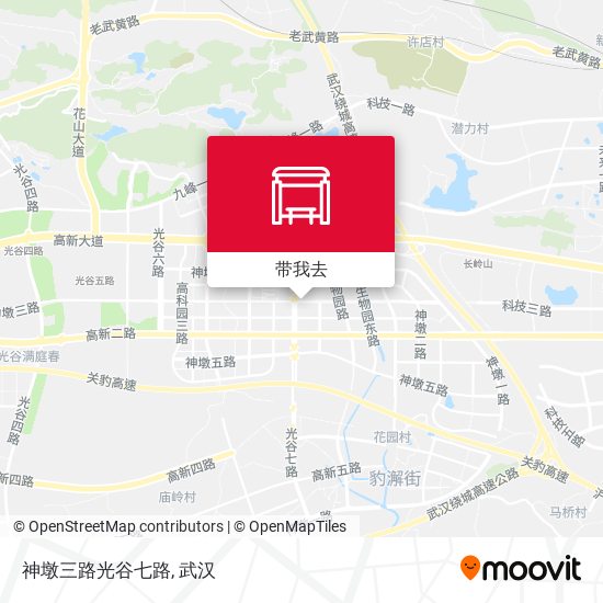 神墩三路光谷七路地图