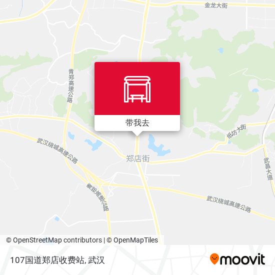 107国道郑店收费站地图