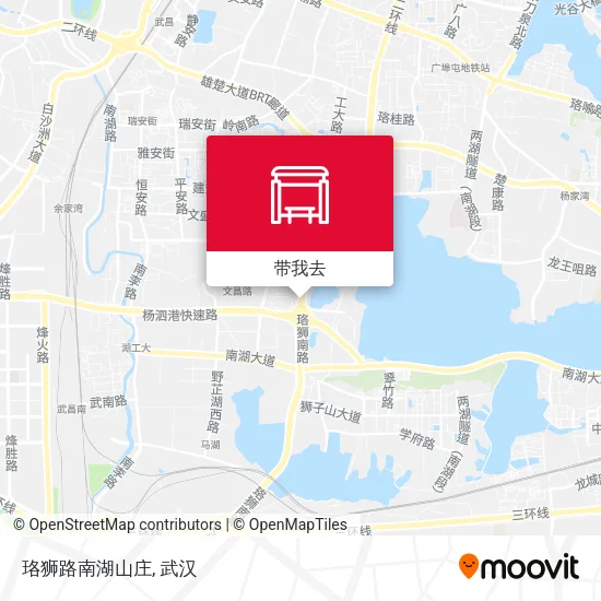 珞狮路南湖山庄地图