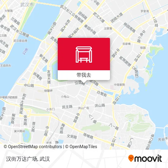 汉街万达广场地图