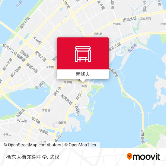 徐东大街东湖中学地图