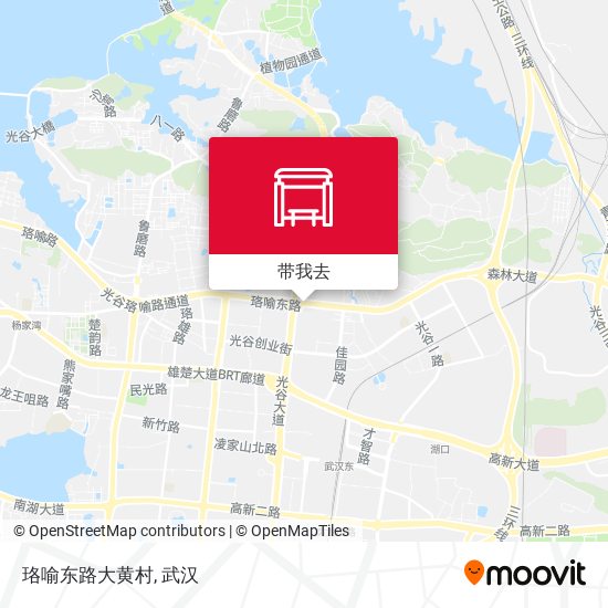 珞喻东路大黄村地图