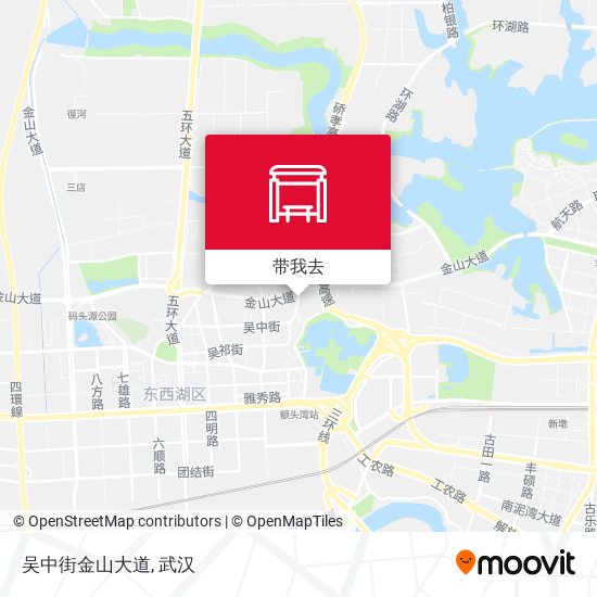 吴中街金山大道地图