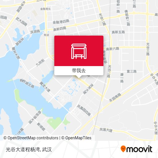 光谷大道程杨湾地图