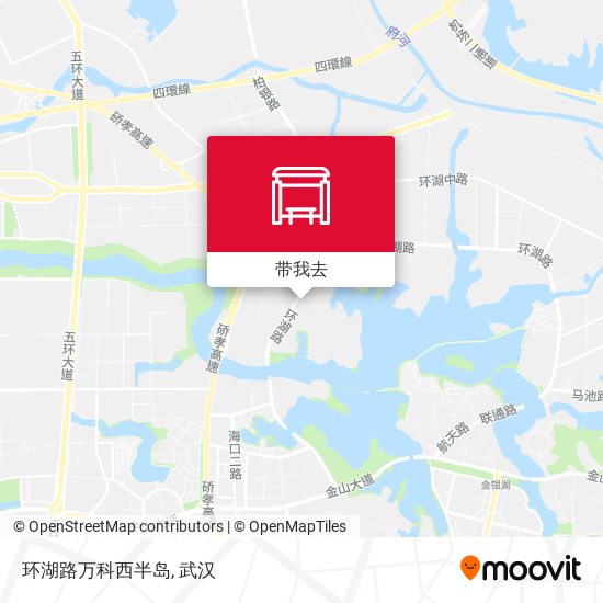 环湖路万科西半岛地图