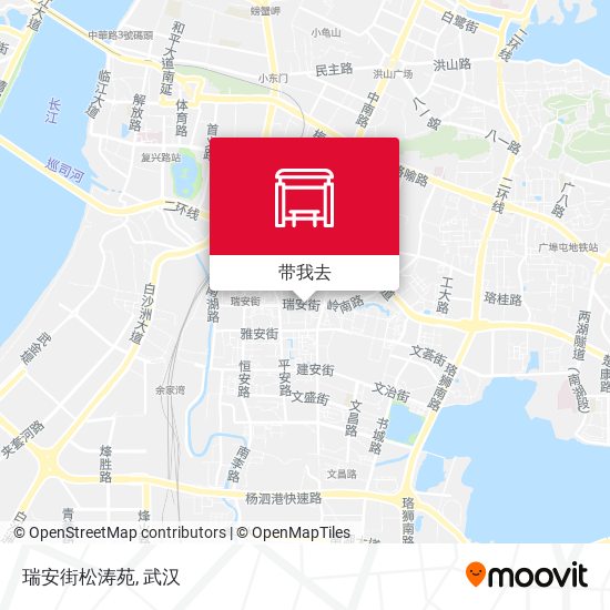 瑞安街松涛苑地图