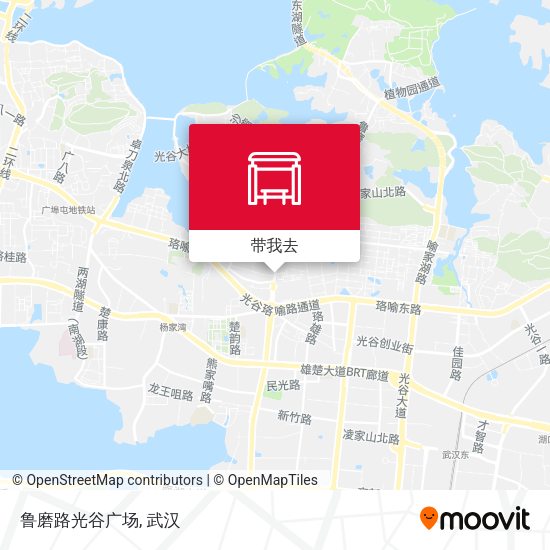 鲁磨路光谷广场地图
