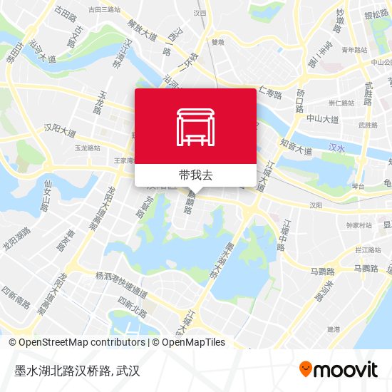 墨水湖北路汉桥路地图