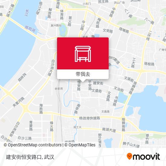 建安街恒安路口地图