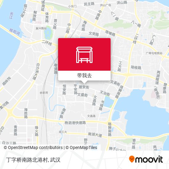 丁字桥南路北港村地图