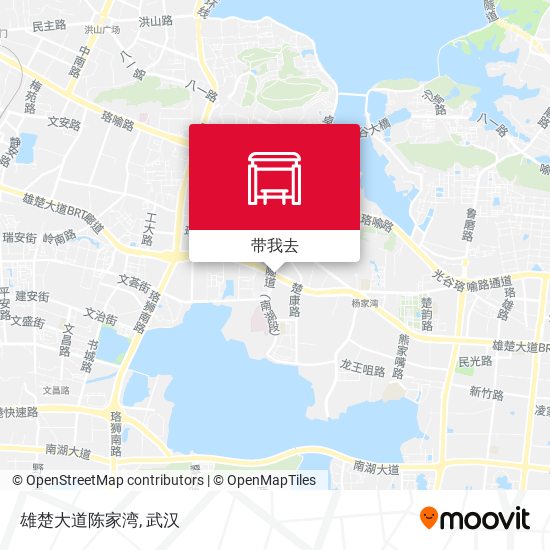 雄楚大道陈家湾地图