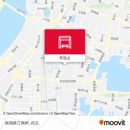 南湖路江南村地图