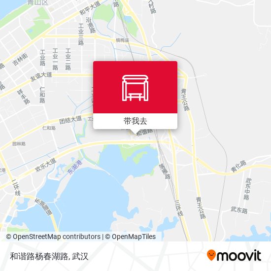 和谐路杨春湖路地图