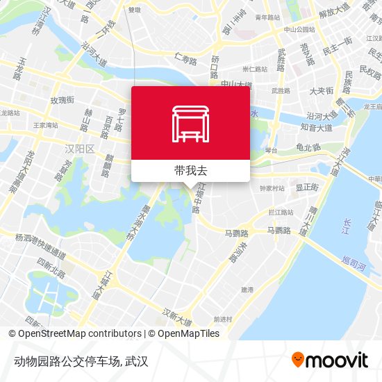 动物园路公交停车场地图