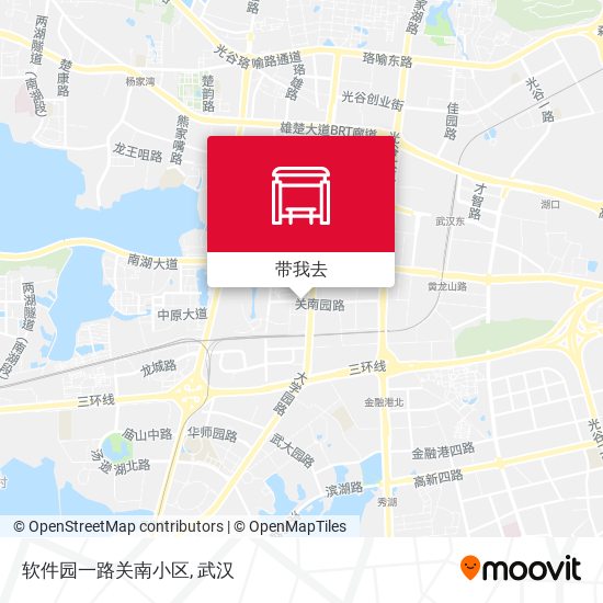 软件园一路关南小区地图