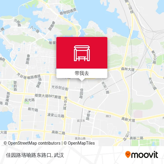 佳园路珞喻路东路口地图
