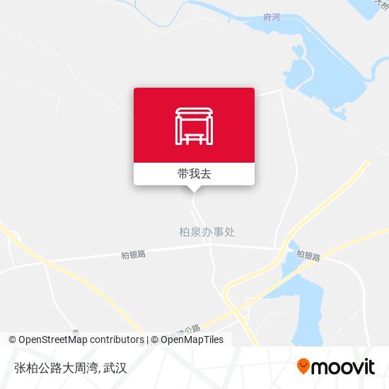 张柏公路大周湾地图