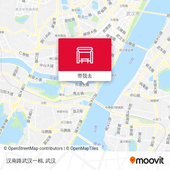 汉南路武汉一棉地图