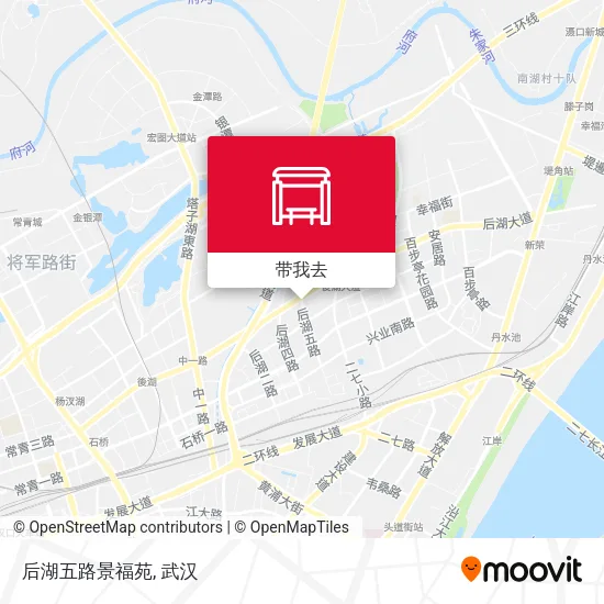 后湖五路景福苑地图