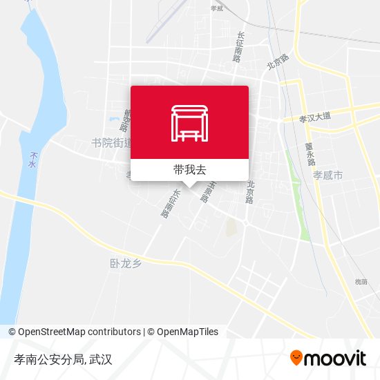 孝南公安分局地图