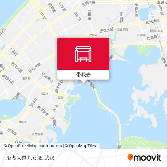沿湖大道九女墩地图