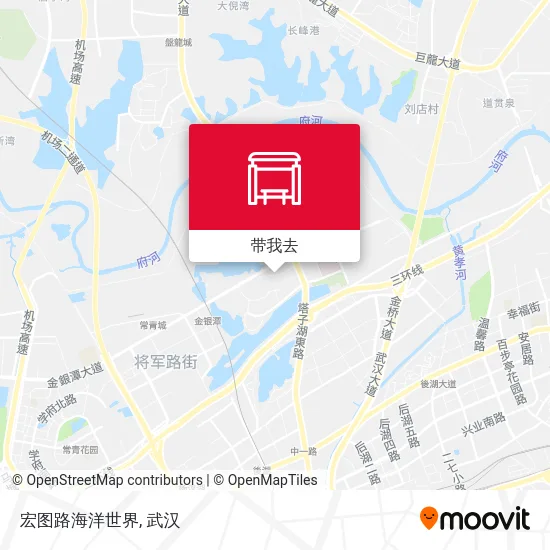 宏图路海洋世界地图