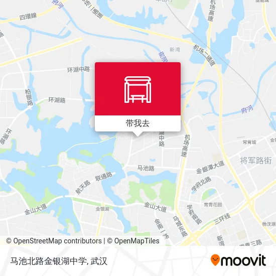 马池北路金银湖中学地图