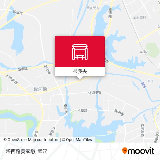 塔西路黄家墩地图