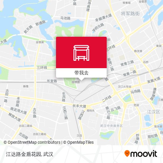 江达路金盾花园地图