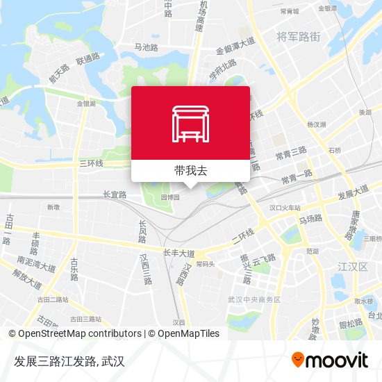 发展三路江发路地图